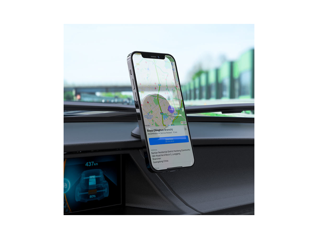 HOCO CA79 Ligue Magnetic Car Holder for Dashboard – Black HOCO CA79 Ligue Magnetic Car Holder for Dashboard – Black